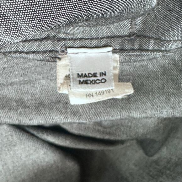 Topo Designs Tunic Popover Shirt Long Sleeve Women’s Medium Charcoal Gray Casual - Picture 7 of 11